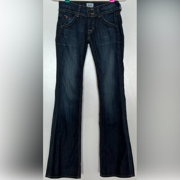 Hudson Bootcut Jeans 24 Back Flap Pockets Denim Women's Jeans Color Elm - Picture 2 of 8